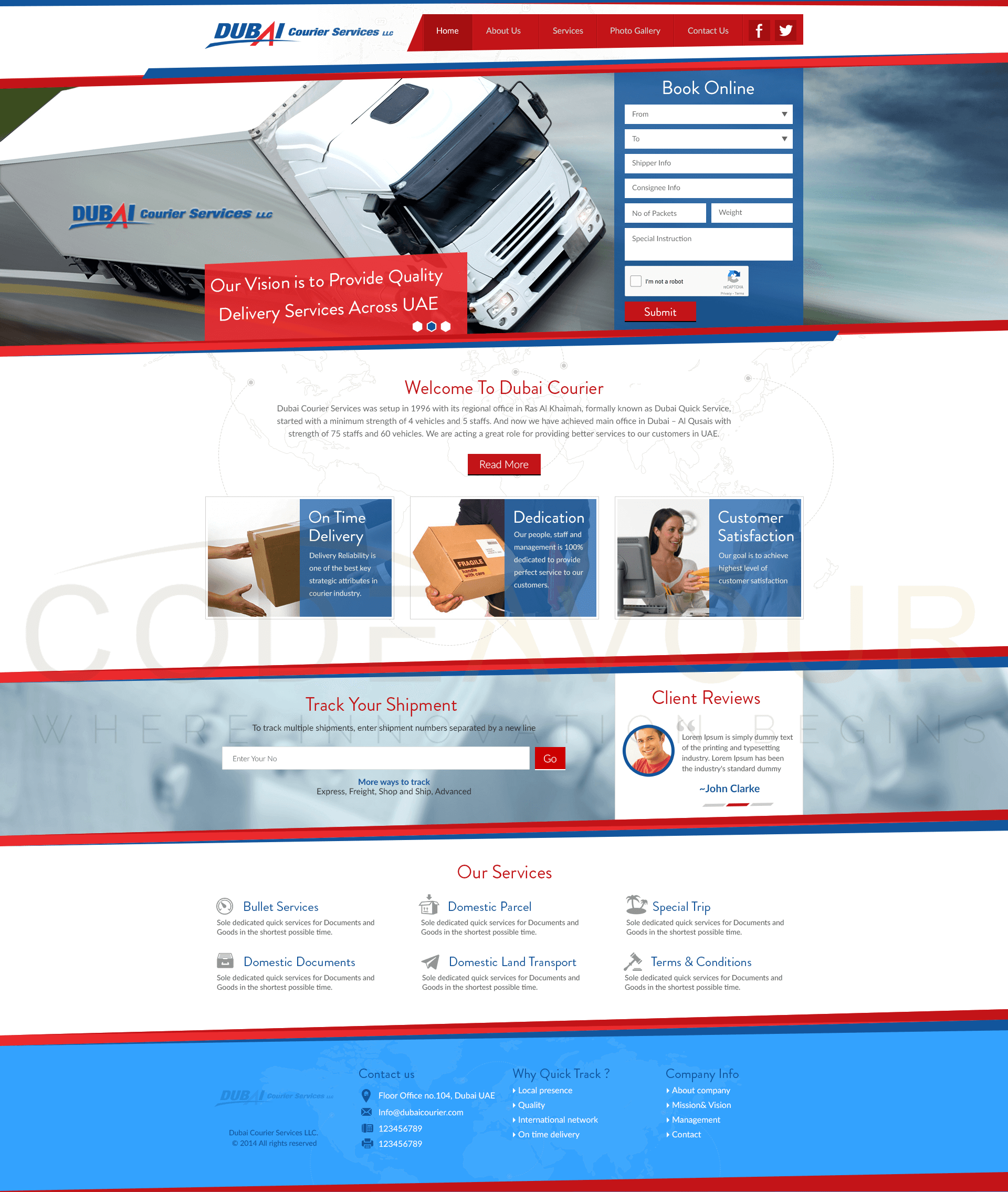 Dubai Courier Service